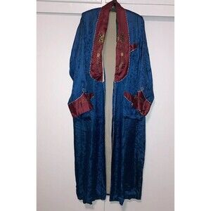 Vintage 1940/50's Japanese Silk Smoking Jacket~Embroidered